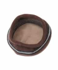 RG7CD01210 TRUNK HIROKO KOSHINO(ヒロココシノ) ボーダーニットベレー ベージュ