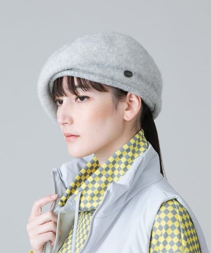 RG7CV01180 TRUNK HIROKO KOSHINO 【日本製】ウールニットベレー