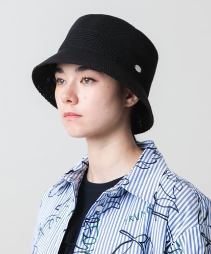 RG7ED11210 TRUNK HIROKO KOSHINO ニットバケットハット/日本製