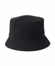 RG7ED11210 TRUNK HIROKO KOSHINO(ヒロココシノ) ニットバケットハット/日本製 ブラック