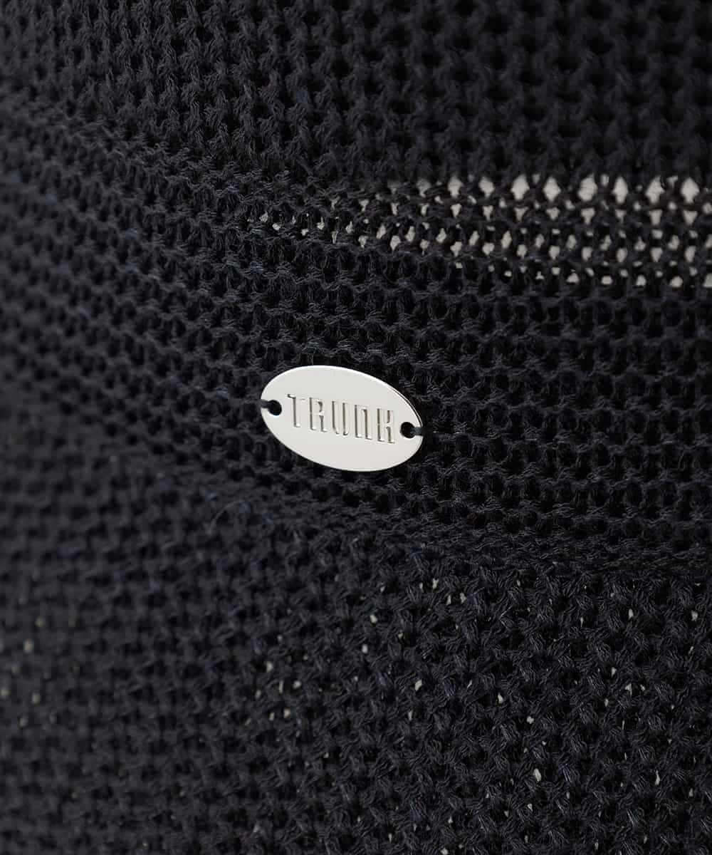 RG7ED11210 TRUNK HIROKO KOSHINO(ヒロココシノ) ニットバケットハット/日本製 ブラック