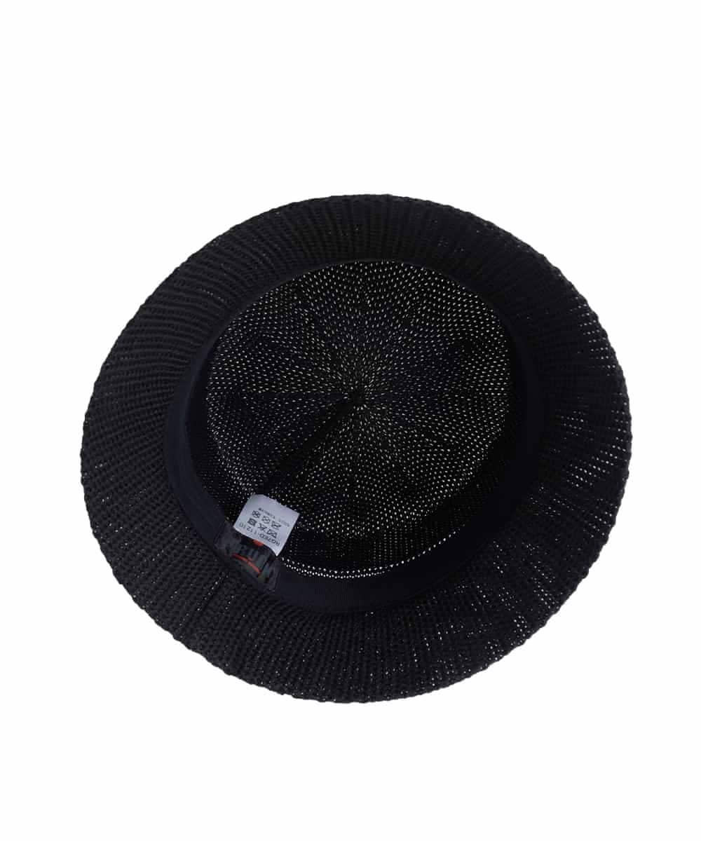 RG7ED11210 TRUNK HIROKO KOSHINO(ヒロココシノ) ニットバケットハット/日本製 ブラック