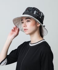 RG7GA01270 TRUNK HIROKO KOSHINO(ヒロココシノ) 【2WAY】モンスタープリントハット ブラック