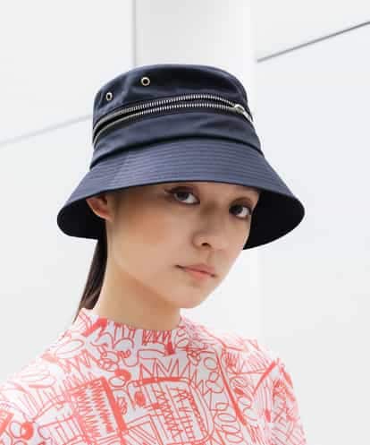 RG7GB01150 TRUNK HIROKO KOSHINO ZIPPERバケットハット/洗える