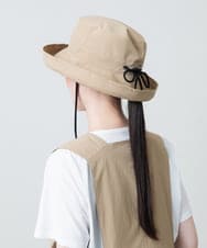 RG7HB01240 TRUNK HIROKO KOSHINO(ヒロココシノ) ワイドブリムセーラーハット/日本製/洗える ベージュ