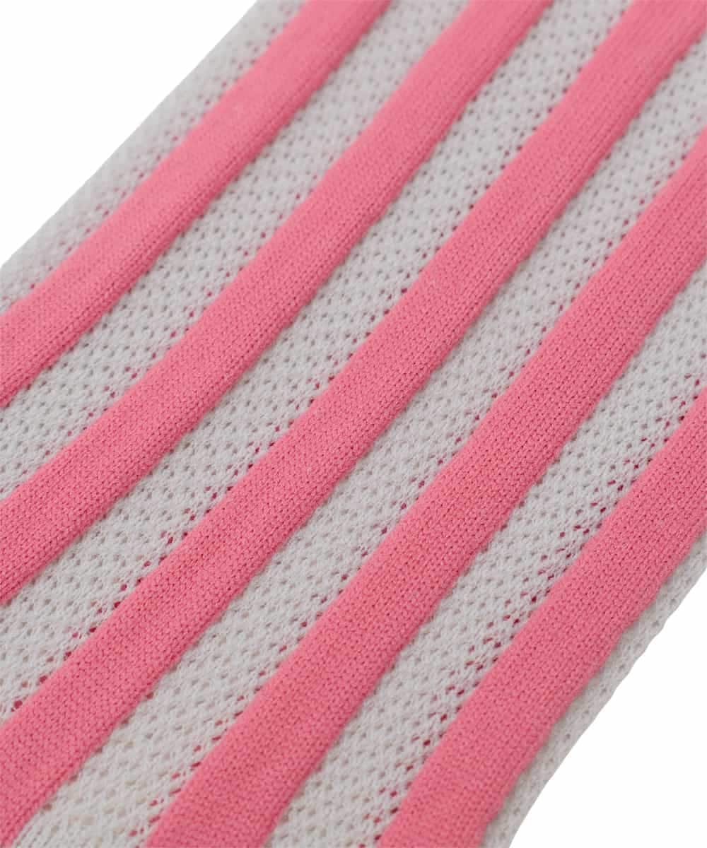 RG8GD01039 TRUNK HIROKO KOSHINO(ヒロココシノ) ストライプジャカードソックス グレー