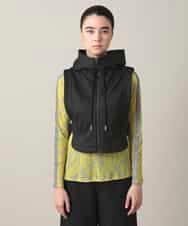 RGBED01360 TRUNK HIROKO KOSHINO(ヒロココシノ) メッシュフードベスト/洗える ブラック