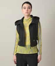 RGBED01360 TRUNK HIROKO KOSHINO(ヒロココシノ) メッシュフードベスト/洗える ブラック