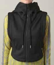 RGBED01360 TRUNK HIROKO KOSHINO(ヒロココシノ) メッシュフードベスト/洗える ブラック