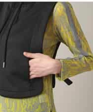 RGBED01360 TRUNK HIROKO KOSHINO(ヒロココシノ) メッシュフードベスト/洗える ブラック