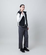 RGBLB01360 TRUNK HIROKO KOSHINO(ヒロココシノ) ボンディングフードベスト /洗える ブラック
