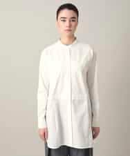 RHBED40690 HIROKO KOSHINO(ヒロココシノ) HK刺繍ジョイントデザインブラウス/洗える ホワイト