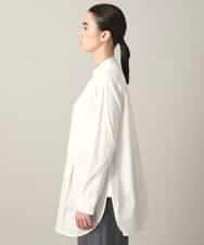 RHBED40690 HIROKO KOSHINO(ヒロココシノ) HK刺繍ジョイントデザインブラウス/洗える ホワイト