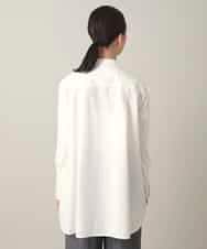 RHBED40690 HIROKO KOSHINO(ヒロココシノ) HK刺繍ジョイントデザインブラウス/洗える ホワイト