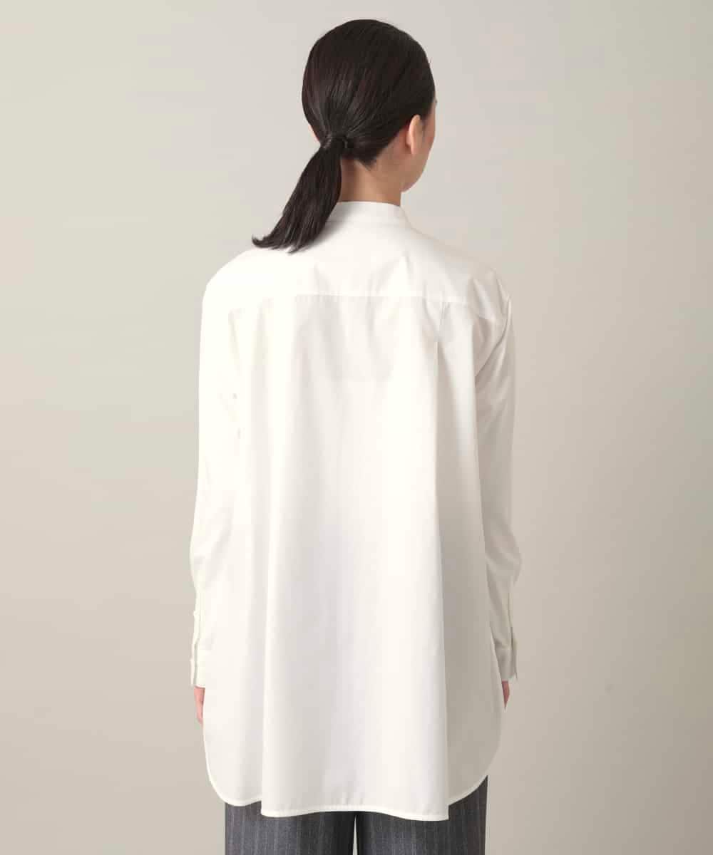 RHBED40690 HIROKO KOSHINO(ヒロココシノ) HK刺繍ジョイントデザインブラウス/洗える ホワイト