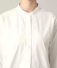 RHBED40690 HIROKO KOSHINO(ヒロココシノ) HK刺繍ジョイントデザインブラウス/洗える ホワイト