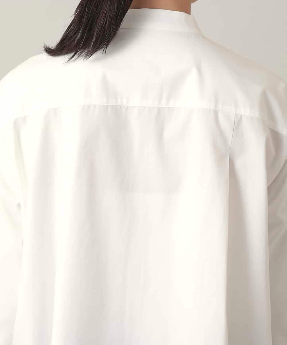 RHBED40690 HIROKO KOSHINO(ヒロココシノ) HK刺繍ジョイントデザインブラウス/洗える ホワイト