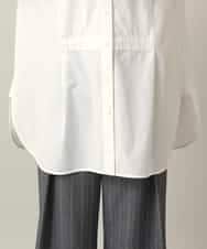 RHBED40690 HIROKO KOSHINO(ヒロココシノ) HK刺繍ジョイントデザインブラウス/洗える ホワイト