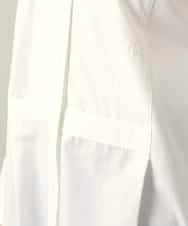 RHBED40690 HIROKO KOSHINO(ヒロココシノ) HK刺繍ジョイントデザインブラウス/洗える ホワイト