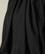 RHBFD05590 HIROKO KOSHINO(ヒロココシノ) タックギャザーノーカラーブルゾン /日本製 ブラック