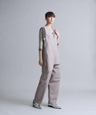 RHBFS40660 HIROKO KOSHINO(ヒロココシノ) 【日本製】コットンツイルアシンメトリーベスト ベージュ