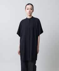 RHBGA08720 HIROKO KOSHINO(ヒロココシノ) ソフトジョーゼットロングジレ/日本製 ブラック