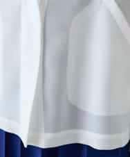 RHBGD03690 HIROKO KOSHINO(ヒロココシノ) メッシュシアージャケット/日本製 ホワイト