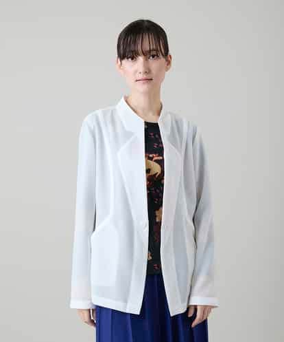 RHBGD03690 HIROKO KOSHINO メッシュシアージャケット/日本製