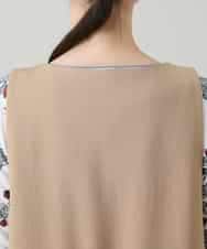 RHBGD06540 HIROKO KOSHINO(ヒロココシノ) 【先行予約】ロングスリットデザインジレ /日本製/洗える ベージュ