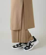 RHBGD06540 HIROKO KOSHINO(ヒロココシノ) 【先行予約】ロングスリットデザインジレ /日本製/洗える ベージュ