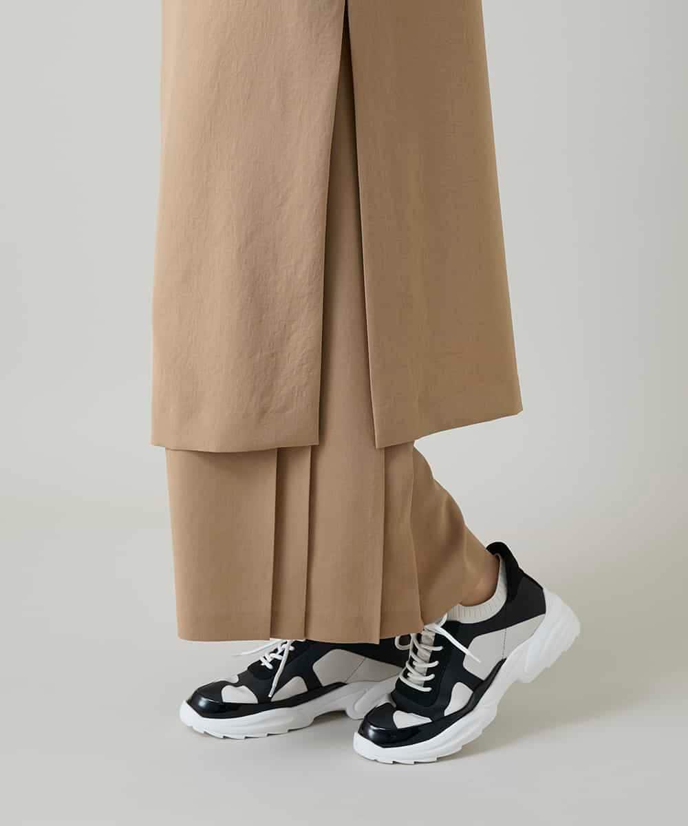 RHBGD06540 HIROKO KOSHINO(ヒロココシノ) 【先行予約】ロングスリットデザインジレ /日本製/洗える ベージュ