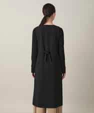 RHBGD06540 HIROKO KOSHINO(ヒロココシノ) 【先行予約】ロングスリットデザインジレ /日本製/洗える ブラック