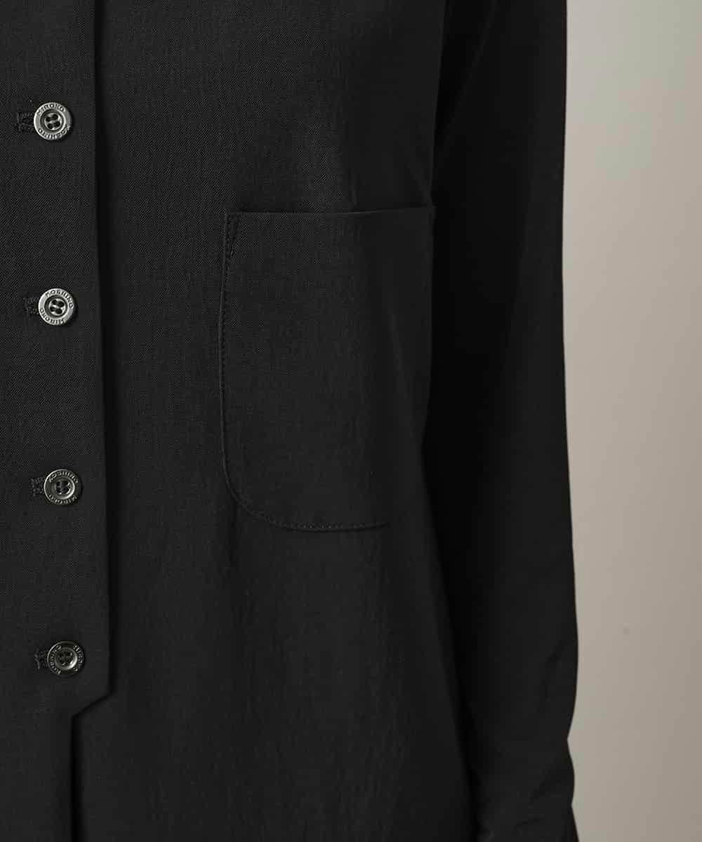 RHBGD06540 HIROKO KOSHINO(ヒロココシノ) 【先行予約】ロングスリットデザインジレ /日本製/洗える ブラック