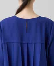 RHBGD11590 HIROKO KOSHINO(ヒロココシノ) 立体プリーツシルエットブラウス/洗える ブルー