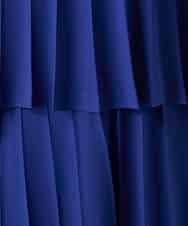 RHBGD11590 HIROKO KOSHINO(ヒロココシノ) 立体プリーツシルエットブラウス/洗える ブルー