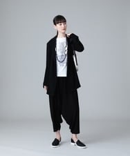 RHBGV04630 HIROKO KOSHINO(ヒロココシノ) 【日本製】ドレープテーラードジャケット オレンジ