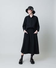 RHBHB03590 HIROKO KOSHINO(ヒロココシノ) バックタックデザインシャツ /日本製/洗える ホワイト