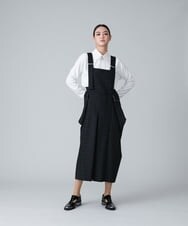 RHBJT19390 HIROKO KOSHINO(ヒロココシノ) 【洗える/日本製】2WAY バックサテンデザインブラウス アイボリー