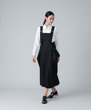 RHBJT19390 HIROKO KOSHINO(ヒロココシノ) 【洗える/日本製】2WAY バックサテンデザインブラウス アイボリー