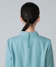 RHECV01890 HIROKO KOSHINO(ヒロココシノ) 【日本製】ハンドステッチデザインワンピース グリーン