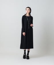RHELD15860 HIROKO KOSHINO(ヒロココシノ) 立体カッティングワンピース /日本製/洗える ライトグレー