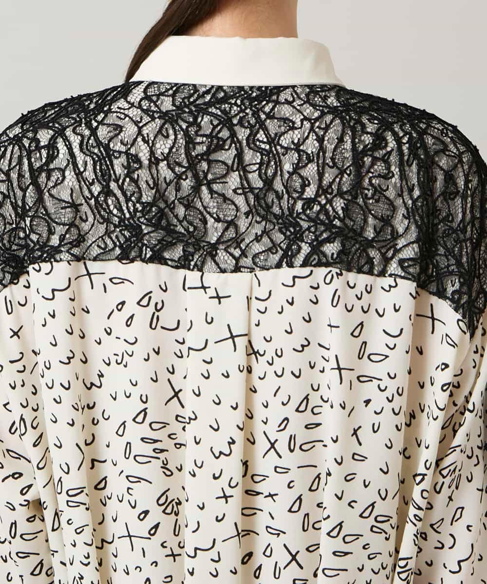 RHEWD36120 HIROKO KOSHINO(ヒロココシノ) ケープライクシャツワンピース/日本製 ベージュ