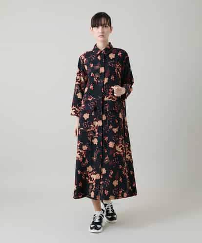 RHEYD02110 HIROKO KOSHINO オリエンタルアニマルプリントワンピース /日本製/洗える