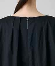 RHEYD12130 HIROKO KOSHINO(ヒロココシノ) 幾何学エンブロイダリーワンピース /洗える ブラック