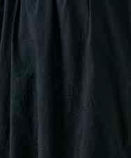 RHEYD12130 HIROKO KOSHINO(ヒロココシノ) 幾何学エンブロイダリーワンピース /洗える ブラック