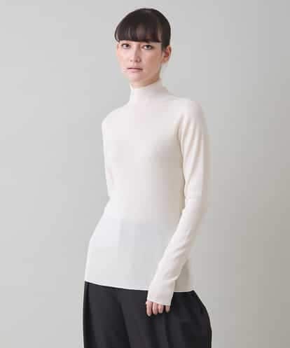 RHFAD18360 HIROKO KOSHINO インナーハイネックニットプルオーバー
