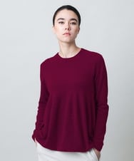 RHFAF20450 HIROKO KOSHINO(ヒロココシノ) 【先行予約】バルーンシルエットニットプルオーバー/日本製 パープル