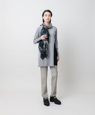 RHFAI40490 HIROKO KOSHINO(ヒロココシノ) レイヤード風バイカラーニットチュニック グレー