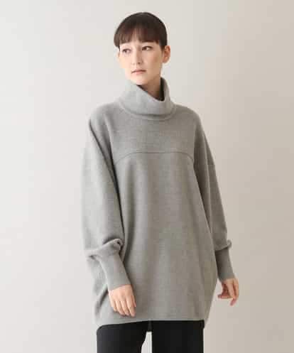 RHFAW66790 HIROKO KOSHINO 【日本製】切り替えデザインニットチュニック