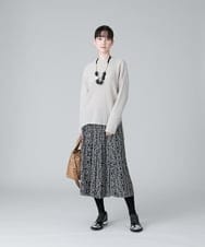 RHFCV80330 HIROKO KOSHINO(ヒロココシノ) 【日本製】ブークレーニットプルオーバー ピンク